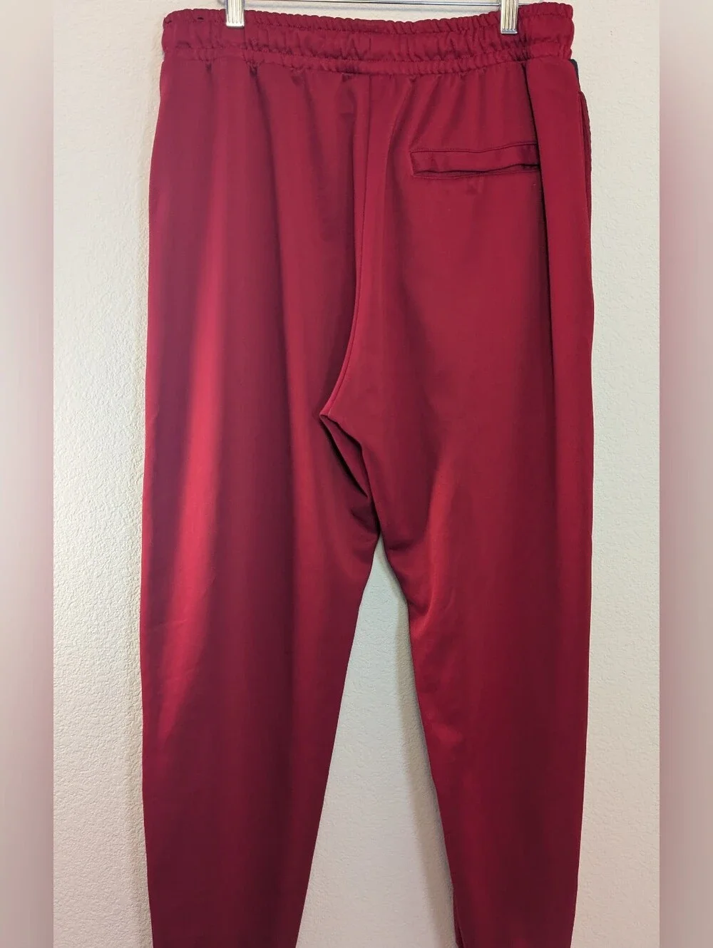 Jordan Air Men’s XL Red Logo Tape Jogger Track Pants Jumpman Nike